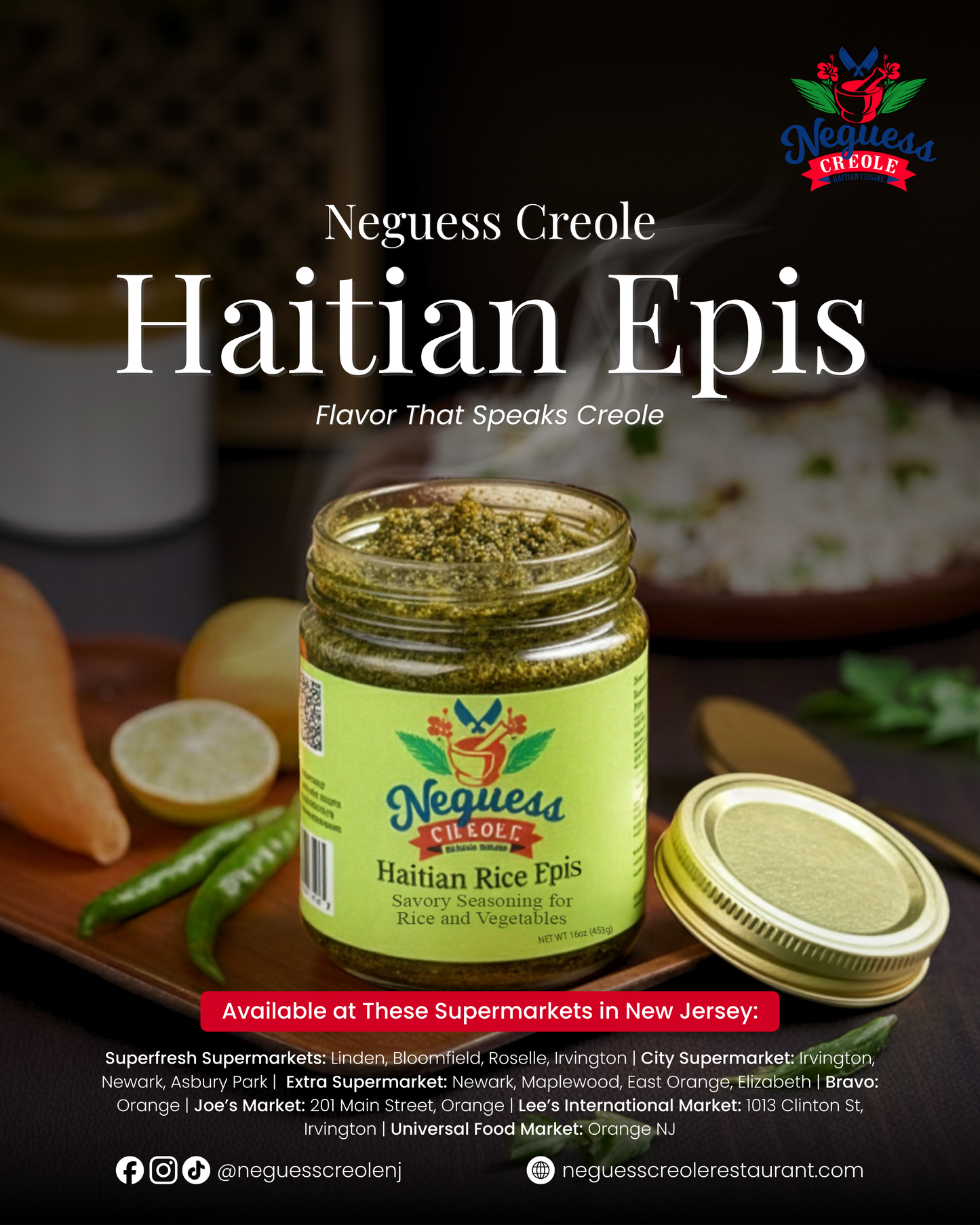Neguess Creole Haitian Rice Epis