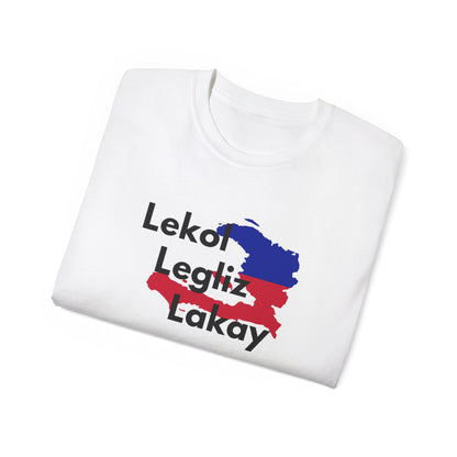 Lekol Legliz Lakay Tee Shirt - Black