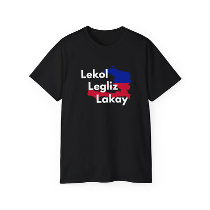 Lekol Legliz Lakay Tee Shirt - White
