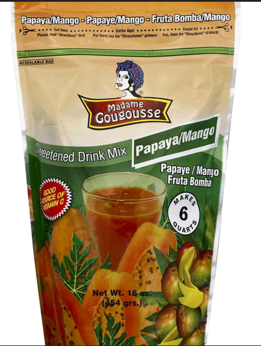Madame Gougousse Papaya Mango Drink Mix