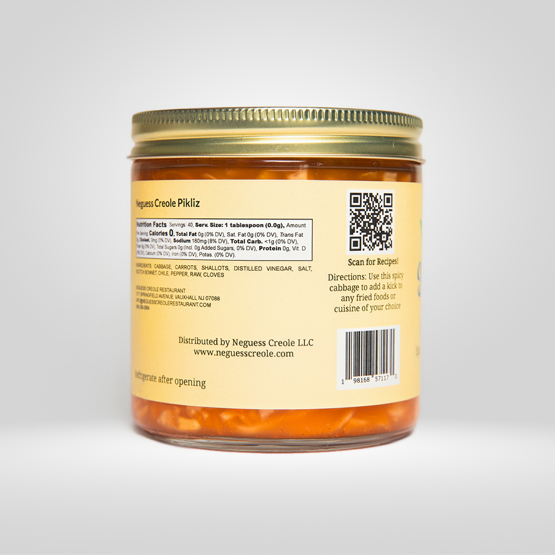 Neguess Creole Haitian Pikliz