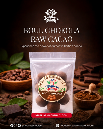 Neguess Creole Boul Chokola / Raw Cacao Balls
